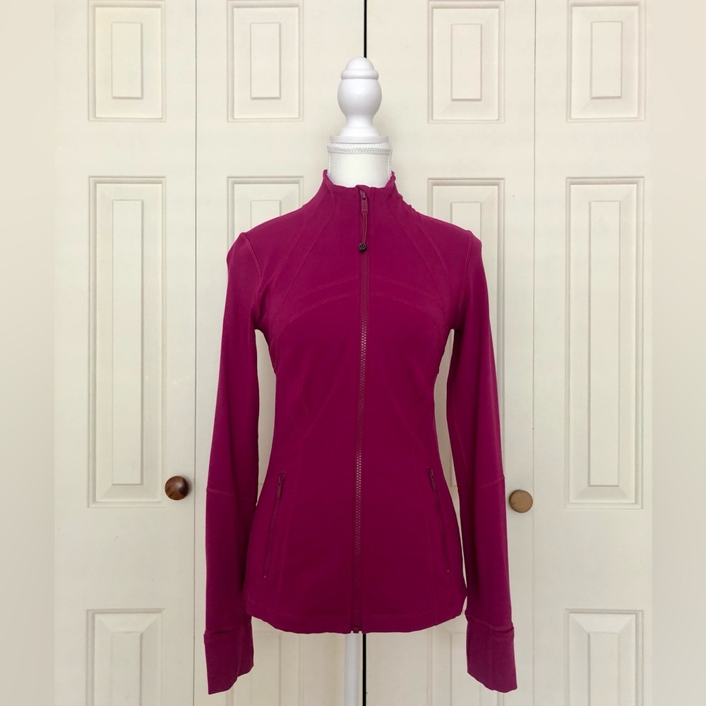 NWOT Lululemon Define Jacket in Fuschia